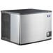 A commercial Manitowoc air-cooled full dice cube ice machine with a stainless steel exterior.