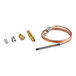 A 24-inch snap-fit thermocouple with copper tubing and various metal fittings.