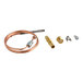 A 24-inch snap-fit thermocouple with copper tubing and various brass and metal fittings.
