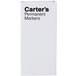 A box of Carter's permanent markers.