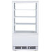 Excellence FSG-3 White Countertop Display Refrigerator with Swing Door - 2.5 cu. ft.