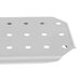 A white metal Vollrath 70300 false bottom with holes.
