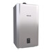 A wall-mounted Rinnai natural gas indoor heat-only boiler with a digital display.