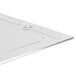 A Vollrath stainless steel solid cover on a white background.