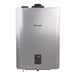 A Rinnai I-SERIES Plus natural gas wall-mount indoor heat-only boiler with a digital display.