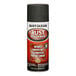A can of Rust-Oleum Rust Reformer black spray paint, 10.25 ounces.