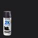 A can of Rust-Oleum Painter's Touch 2X Ultra Cover flat black spray paint and primer, 12 ounces.