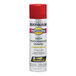 A can of Rust-Oleum Professional High Performance Enamel spray paint in safety red, 15 ounces.