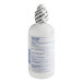 A white plastic 4 oz. eyewash bottle with a tamper-evident seal and drug facts label.