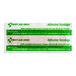 A sterile adhesive bandage strip in a plastic wrapper labeled 'First Aid Only'.