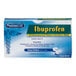 A box of PhysiciansCare Ibuprofen coated tablets, containing 6 packets of 2 tablets each.