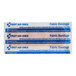 A package of First Aid Only 1 inch by 3 inch fabric sterile adhesive bandages.