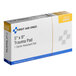 A box of First Aid Only 5" x 9" sterile absorbent trauma pads.