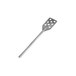 A long, heavy-duty stainless steel perforated paddle with a flat, rectangular head featuring multiple holes.