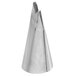 A metal ruffle piping tip used for cake and pastry decorating.