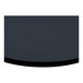 A round, black 48-inch melamine table top with a matching edge.