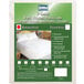 A package of Bargoose 3-gauge vinyl waterproof white mattress protectors in full size.