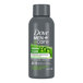A 3 fl. oz. bottle of Dove Men+Care 2-in-1 Fresh + Clean Shampoo and Conditioner.