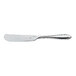 A stainless steel bread and butter knife with a rounded blade and a polished handle.