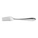 A stainless steel table fork with a polished finish and a simple, elegant handle design.