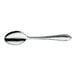 A stainless steel extra heavy weight teaspoon with a simple, elegant design.