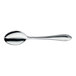 A stainless steel extra heavy weight teaspoon with a simple, elegant design.