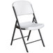 Lifetime 2802 White Contoured Folding Chair