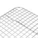 A Vollrath stainless steel wire pan grate for Super Pan 3.