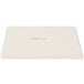 A white rectangular Cambro dietary tray with a white label.