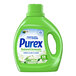 A green bottle of Purex Natural Elements Fresh Lilies & Linen liquid laundry detergent, 66 oz size.