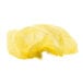 A yellow cloth Royal Paper lemon wedge bag with a torn edge.