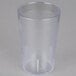 A Carlisle clear plastic tumbler on a white background.