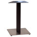 Grosfillex US181009 Indoor Contemporary 18 inch x 18 inch Square Pedestal Table Base