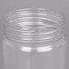 A clear plastic shatterproof glass bulb cover.