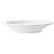 A white bowl with a white background.