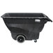 Rubbermaid FG101100BLA Black 0.75 Cubic Yard Tilt Truck (600 lb.)