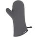 A San Jamar UltiGrips oven mitt with a black handle.