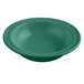 A close up of a GET Hunter Green SuperMel bowl.