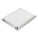 A Vollrath stainless steel 1/2 size steam table pan.