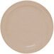 A beige GET SuperMel plate with a speckled design.