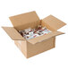 A white and brown cardboard box of BBQ Sauce 12 Gram Portion Packets.