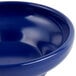 A close up of a Carlisle cobalt blue salsa dish.