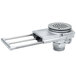 A T&S stainless steel waste drain valve with a metal handle and 3" extension.