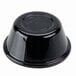 A black Carlisle plastic ramekin.