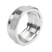 An aluminum threaded nut for an Equip by T&S deck-mounted faucet.