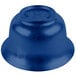 A cobalt blue Tablecraft cast aluminum tulip salad bowl.