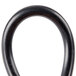 A black rubber O-ring for a condiment pump discharge tube.