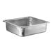 A Vollrath stainless steel steam table pan on a counter.