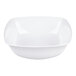 A white, flared displayware bowl with an 8-quart capacity.