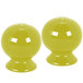 A pair of lemongrass salt and pepper shakers.